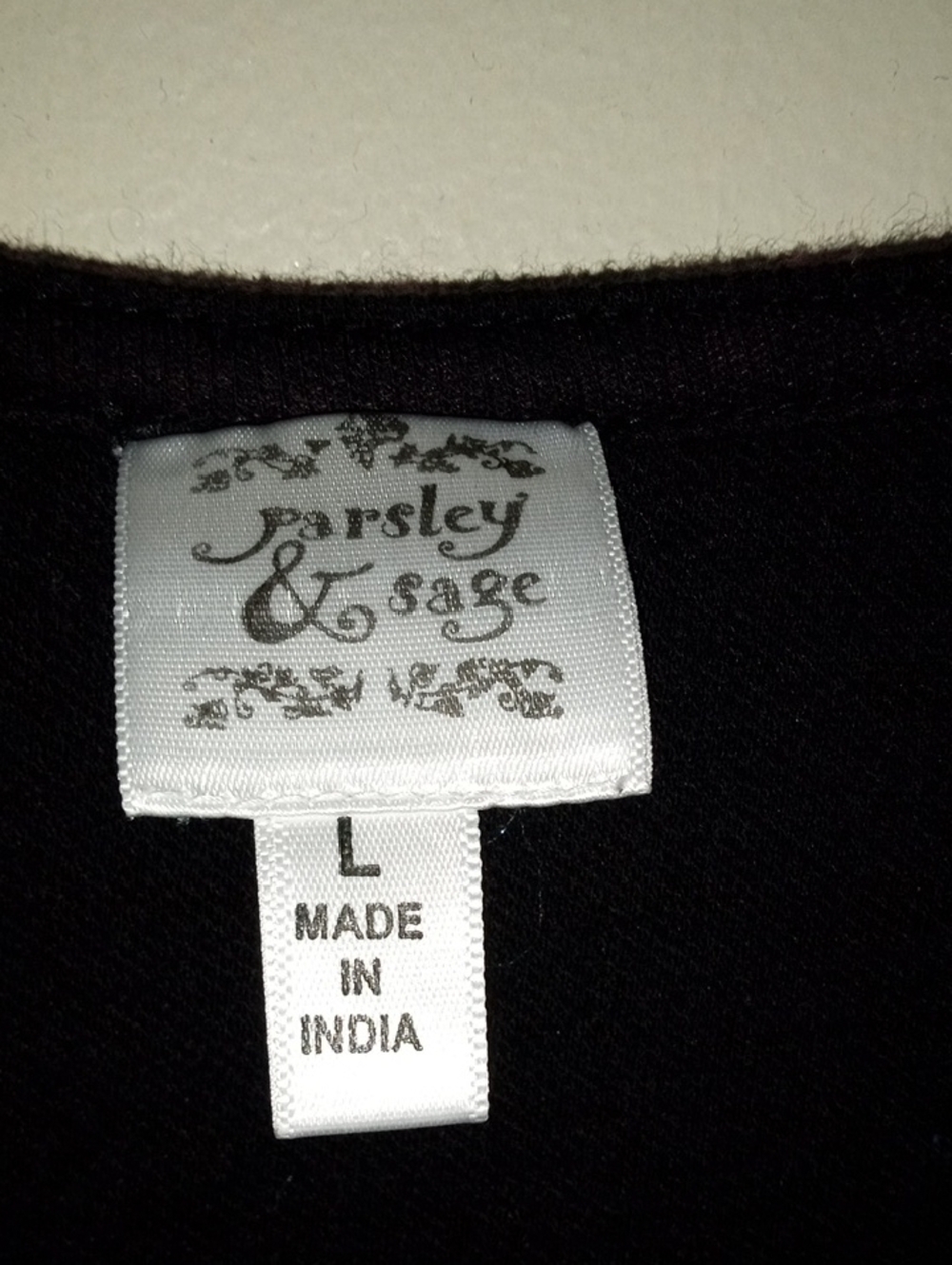 Parsley And Sage Sleeveless Scoop Neck Tank Top - Plum Cotton-Rayon Blend - Picture 4 of 7